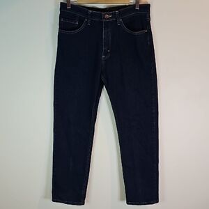 Wrangler Men's Dark Blue Straight Jeans
